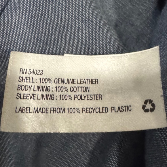 Gap Leather Moto Jacket - Size XL - Picture 5 of 6